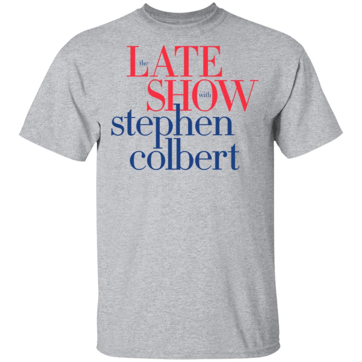 Colbertlateshow Com Tee Shirt Steven Colbert Late Show Large T-Shirt white shirts with sayings Colbertlateshow Com Tee Shirt Steven Colbert Late Show Large T-Shirt white shirts with sayings
