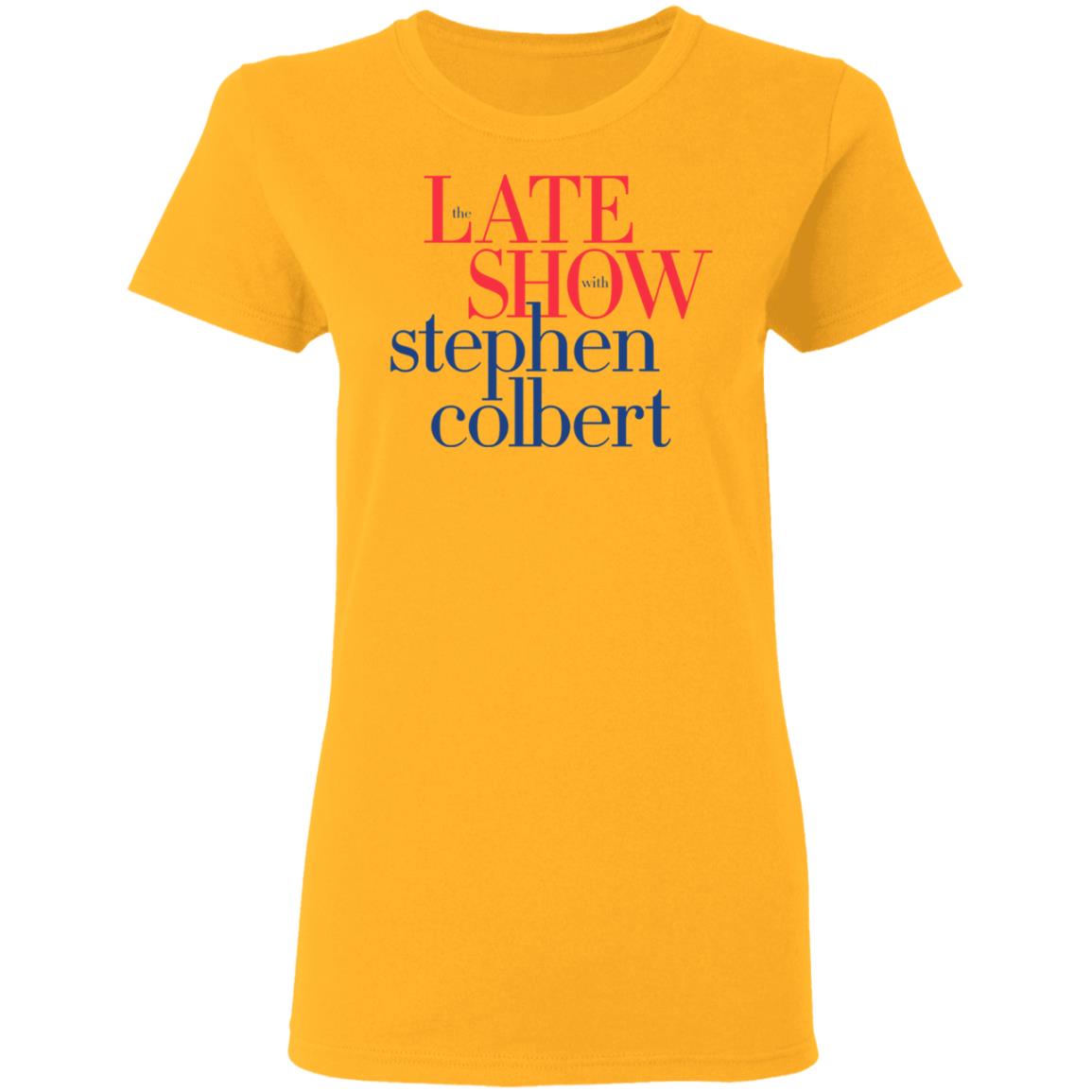 Colbertlateshow Com Tee Shirt Steven Colbert Late Show Large T-Shirt white shirts with sayings Colbertlateshow Com Tee Shirt Steven Colbert Late Show Large T-Shirt white shirts with sayings