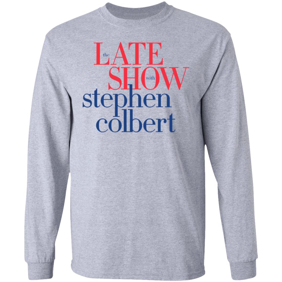 Colbertlateshow Com Tee Shirt Steven Colbert Late Show Large T-Shirt white shirts with sayings Colbertlateshow Com Tee Shirt Steven Colbert Late Show Large T-Shirt white shirts with sayings