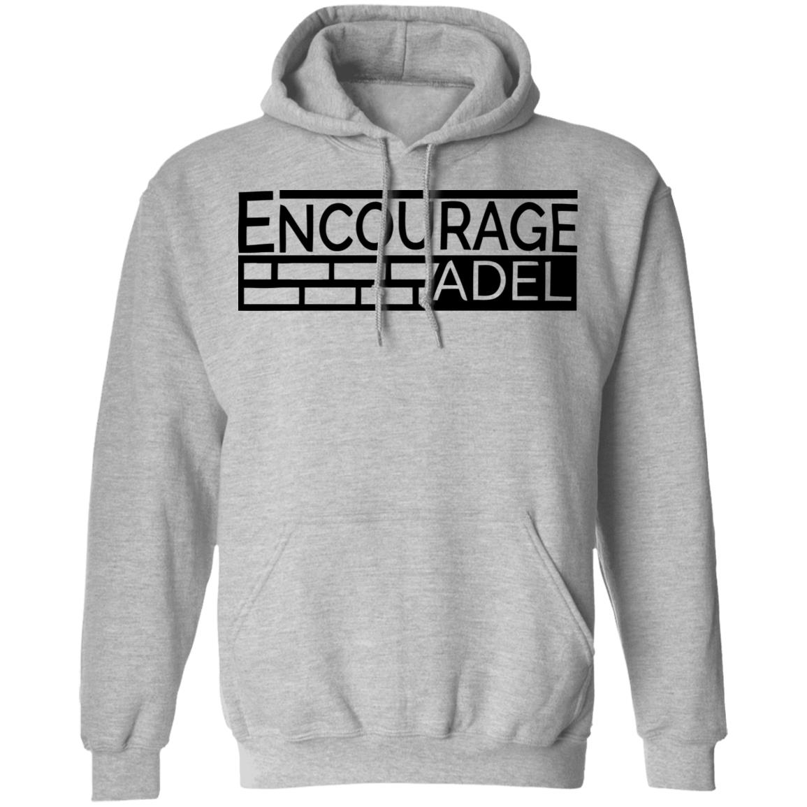 Iconic Apparel Encourage Adel Campaign Gray Shirt Tiotee