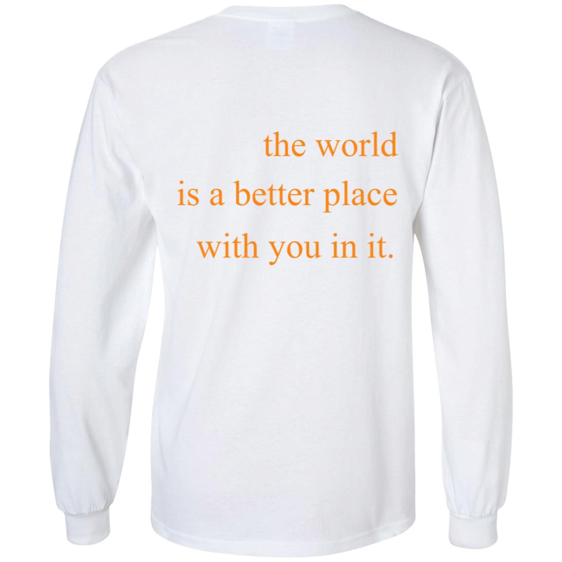 the world is a better place with you in it moletom com capuz pacsun