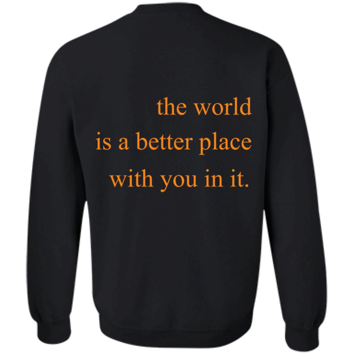 the world is a better place with you in it moletom com capuz pacsun