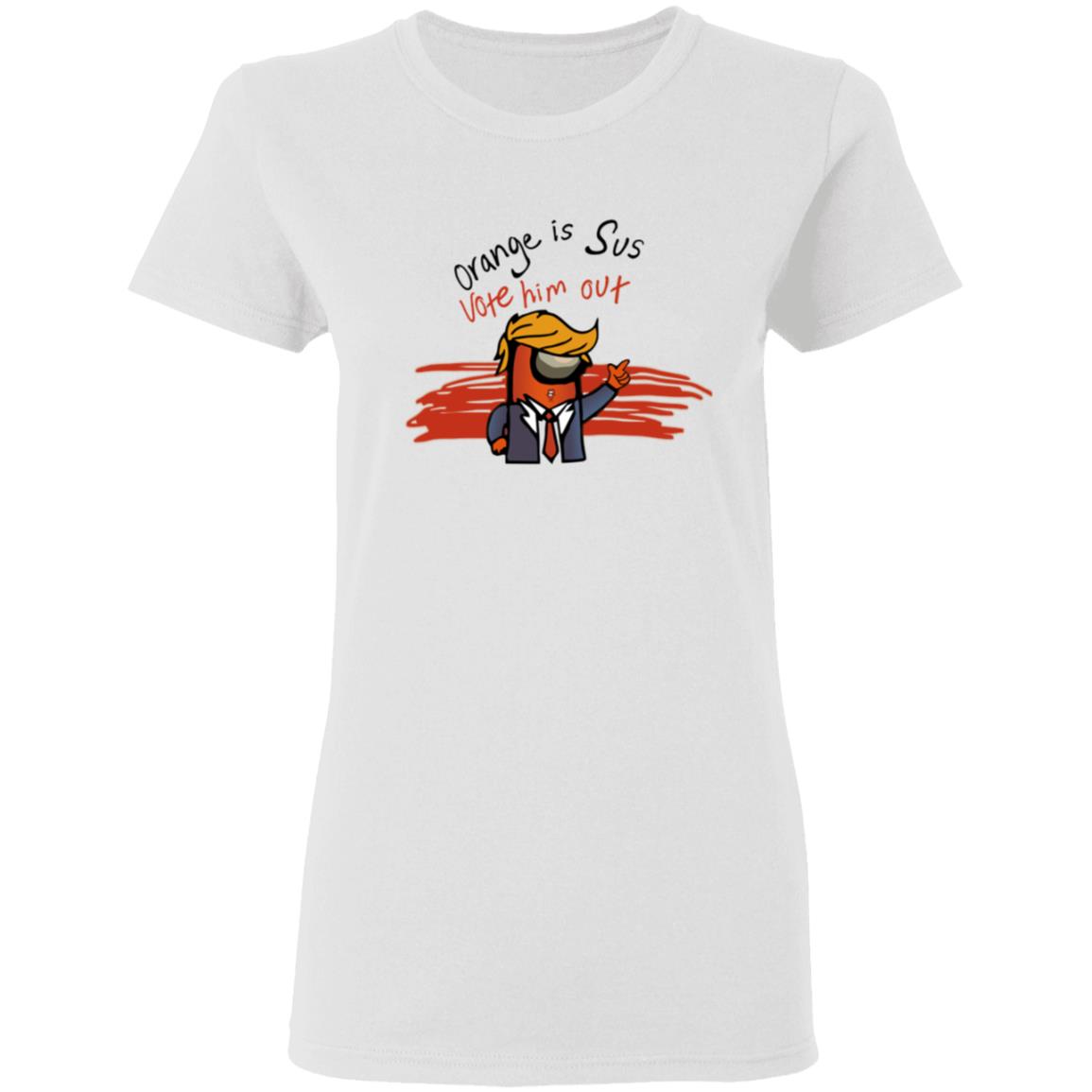 Alluringskull Merch Orange Is Sus Vote Him Out Hoodie Alluringskull Merch Orange Is Sus Vote Him Out Hoodie