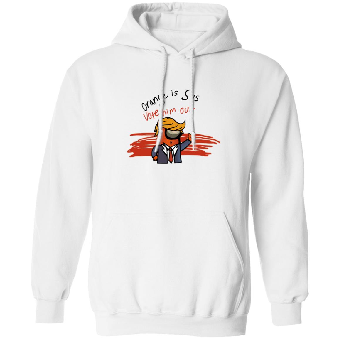 Alluringskull Merch Orange Is Sus Vote Him Out Hoodie Alluringskull Merch Orange Is Sus Vote Him Out Hoodie