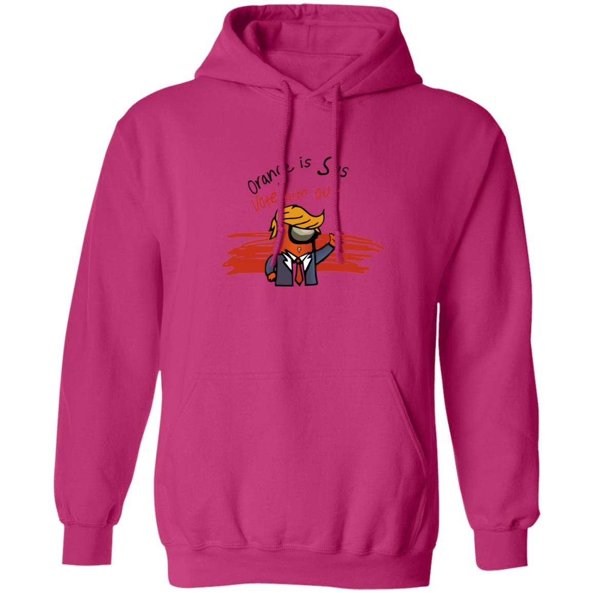 Alluringskull Merch Orange Is Sus Vote Him Out Hoodie Alluringskull Merch Orange Is Sus Vote Him Out Hoodie