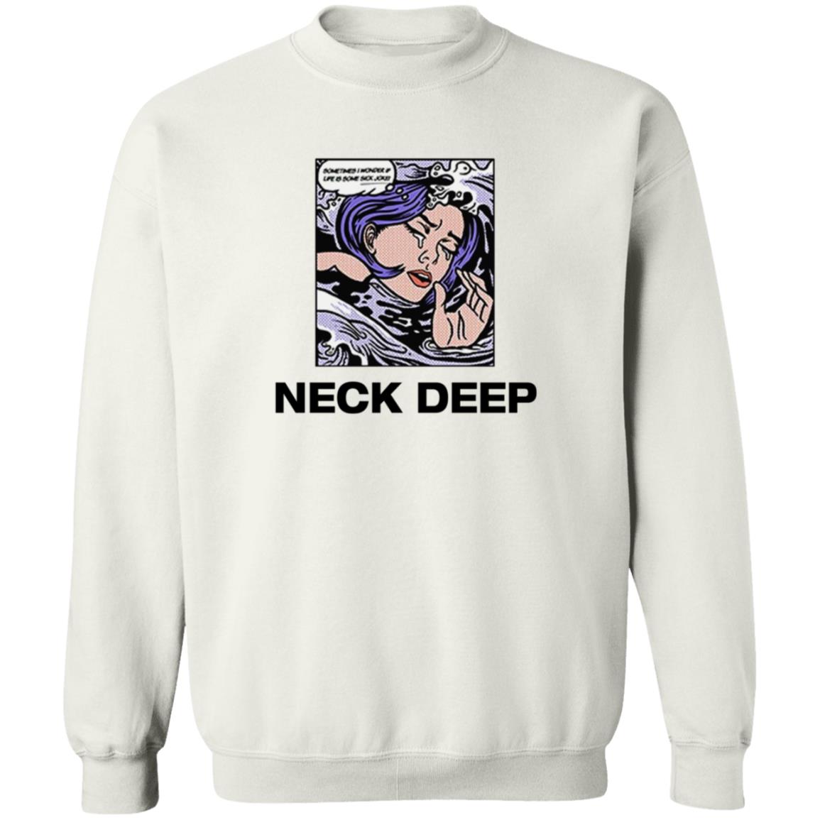 Neck Deep Sick Joke Natural Shirt Neck Deep Sick Joke Natural Shirt