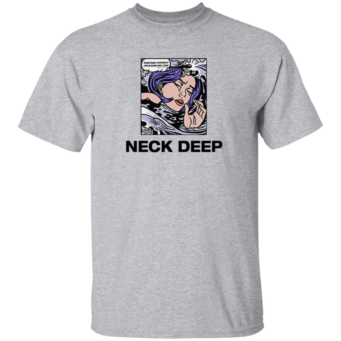 Neck Deep Sick Joke Natural Shirt Neck Deep Sick Joke Natural Shirt