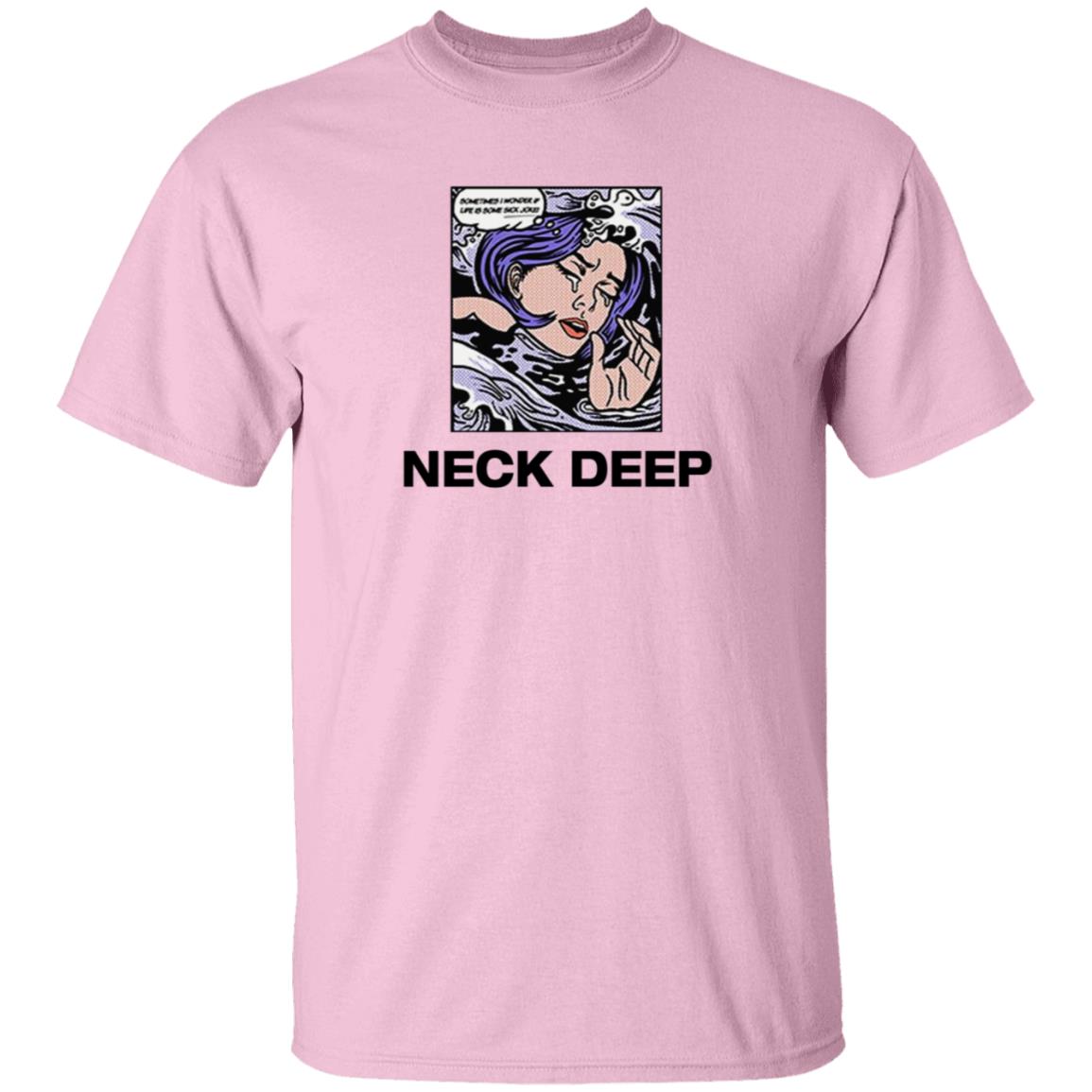 Neck Deep Sick Joke Natural Shirt Neck Deep Sick Joke Natural Shirt