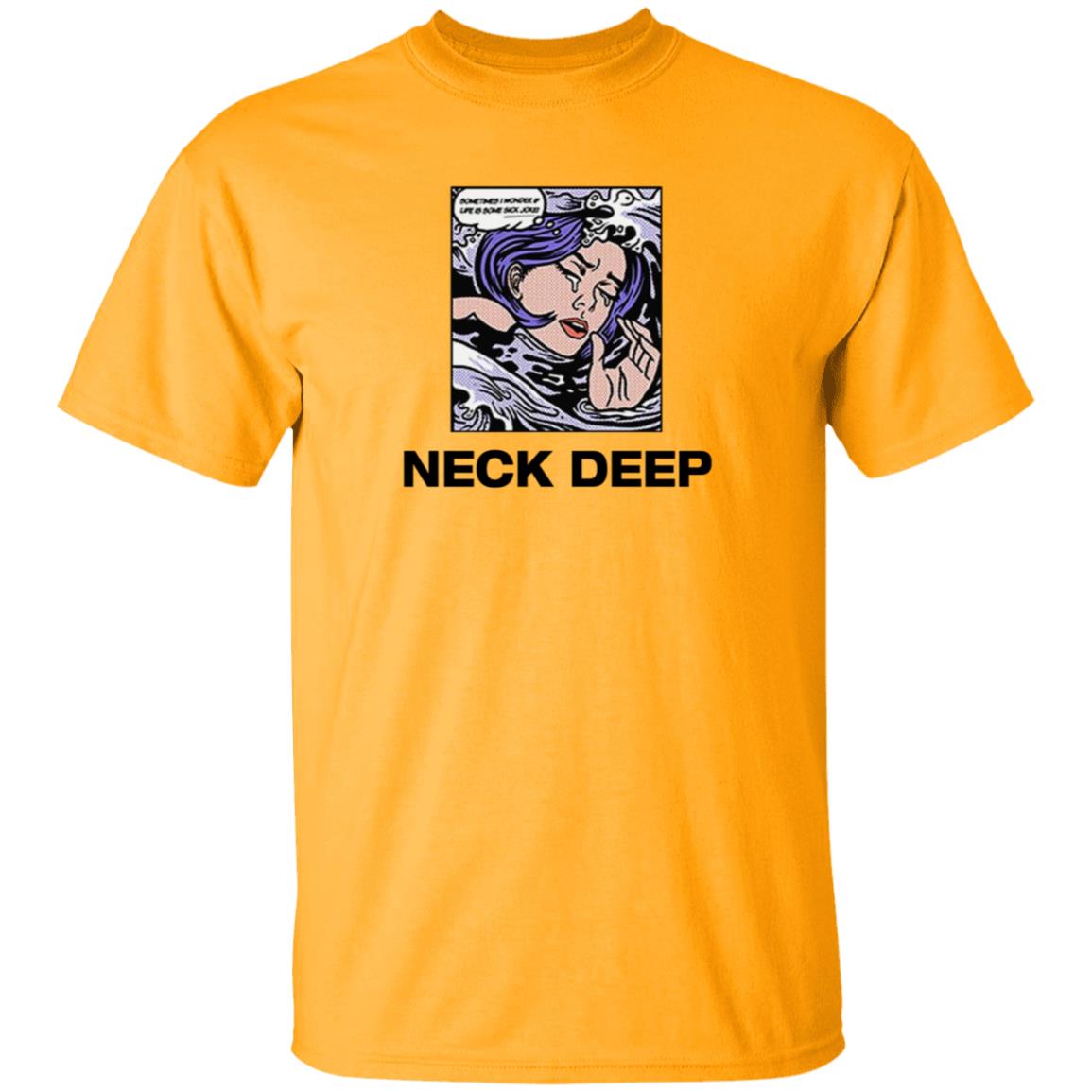 Neck Deep Sick Joke Natural Shirt Neck Deep Sick Joke Natural Shirt