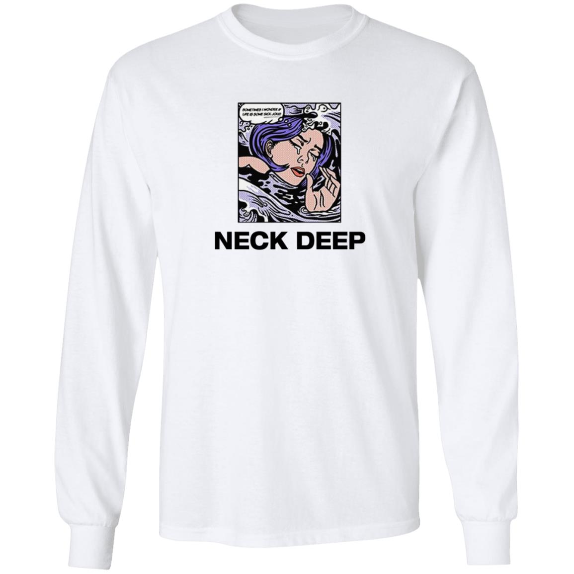 Neck Deep Sick Joke Natural Shirt Neck Deep Sick Joke Natural Shirt