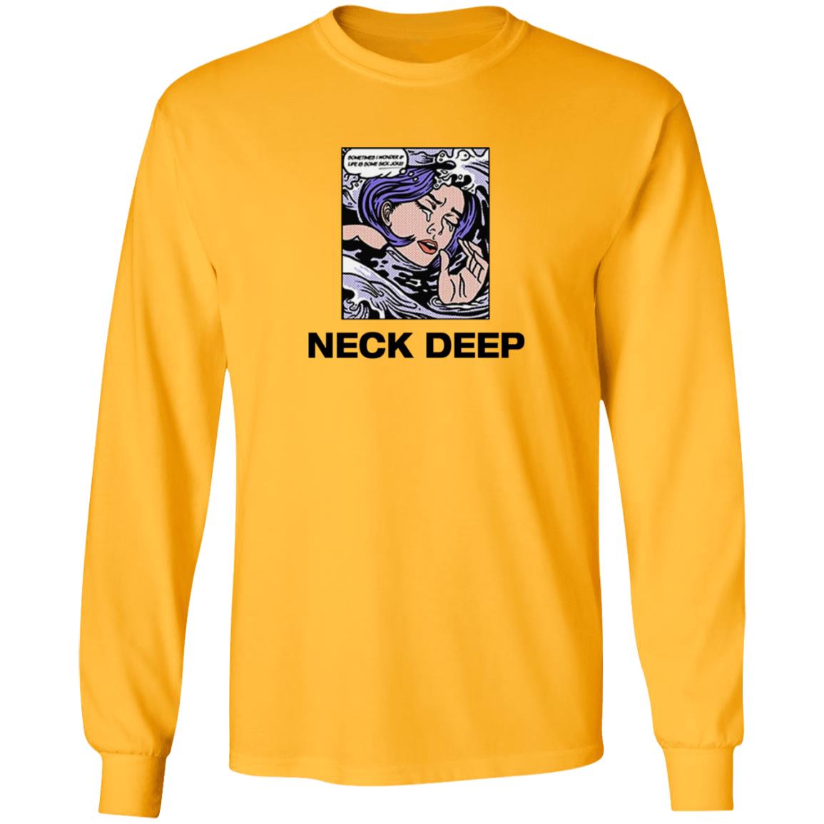 Neck Deep Sick Joke Natural Shirt Neck Deep Sick Joke Natural Shirt