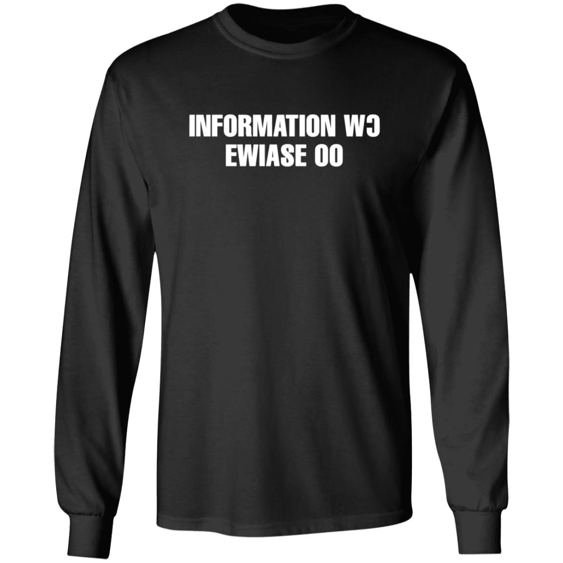 Information Wc Ewiase 00 T Shirt Information Wc Ewiase 00 T Shirt