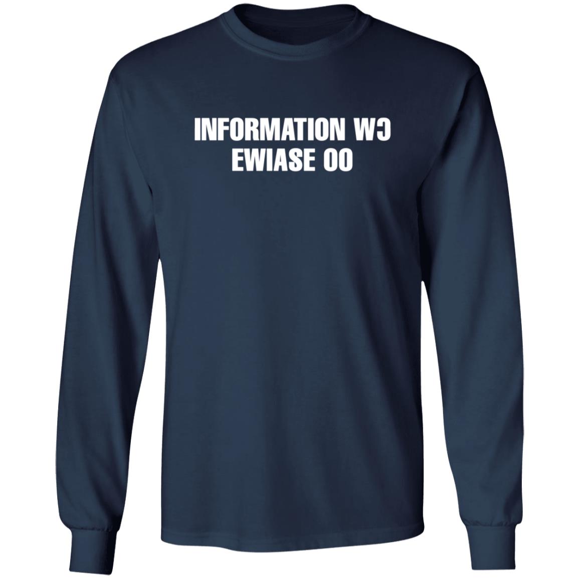 Information Wc Ewiase 00 T Shirt Information Wc Ewiase 00 T Shirt