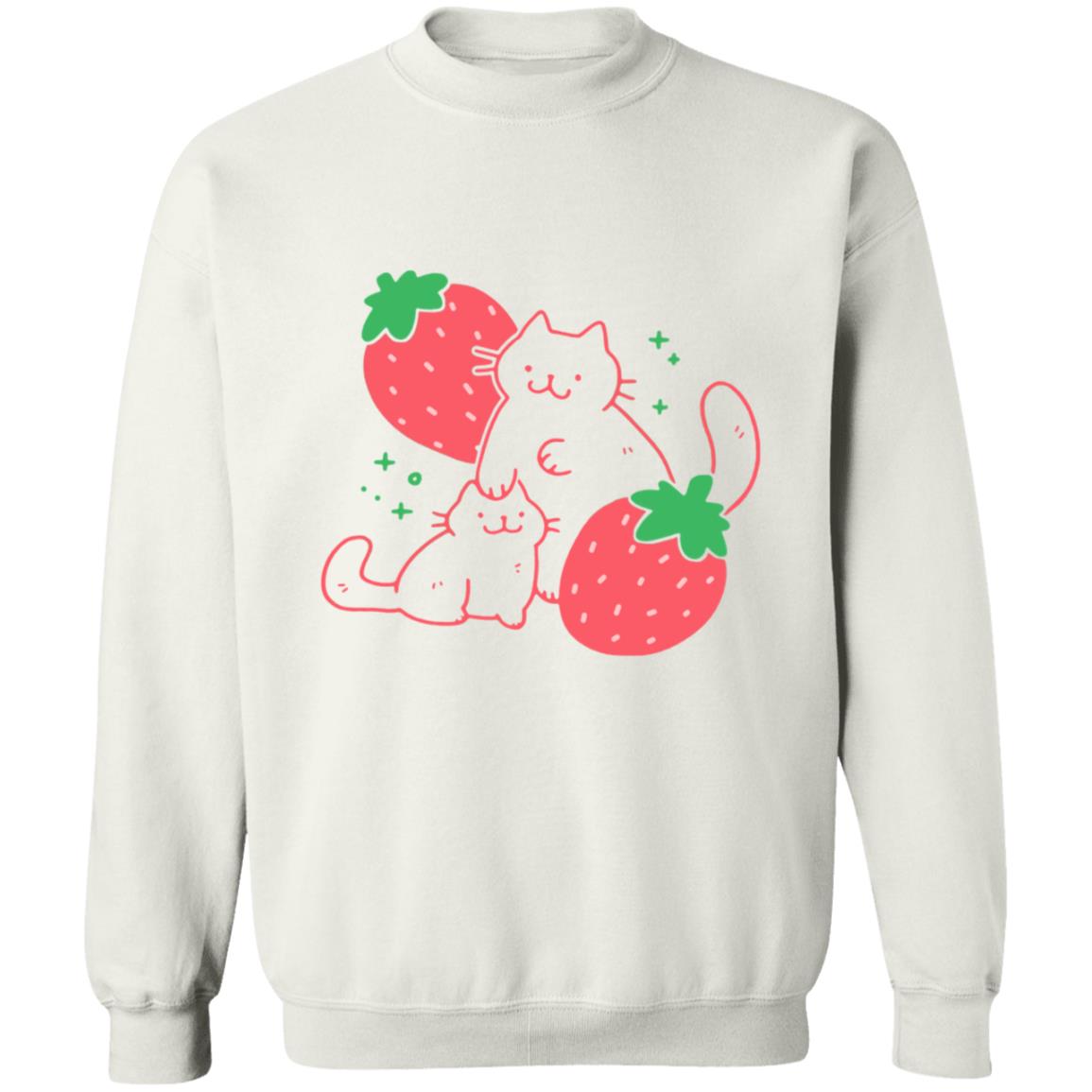 Crowlines Shop Strawberry Cat Shirt Crowlines Shop Strawberry Cat Shirt