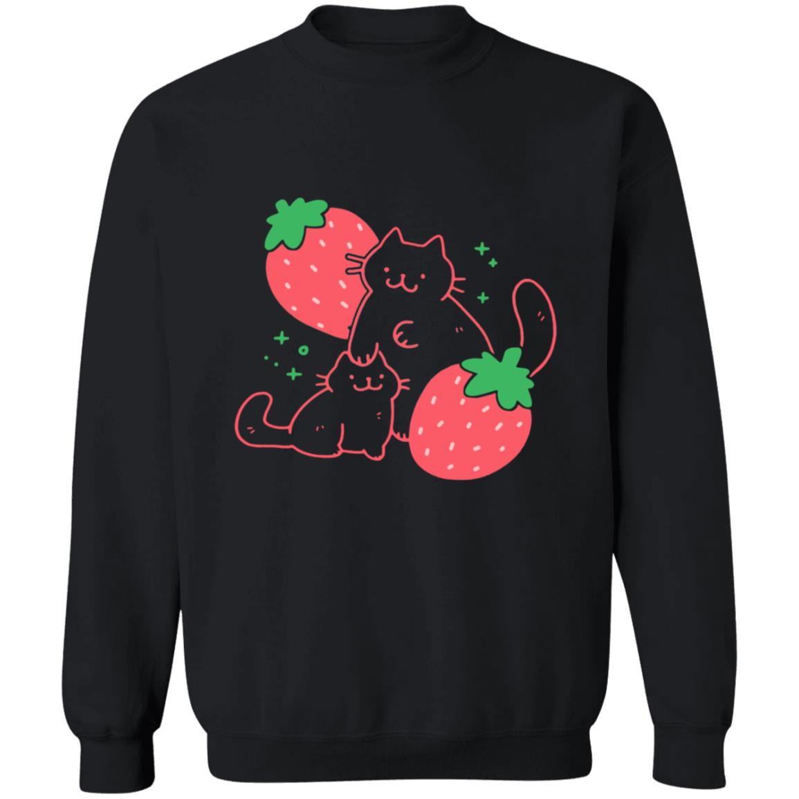 Crowlines Shop Strawberry Cat Shirt Crowlines Shop Strawberry Cat Shirt