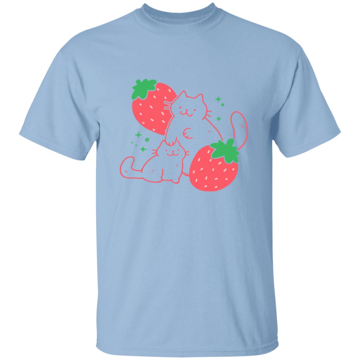 Crowlines Shop Strawberry Cat Shirt Crowlines Shop Strawberry Cat Shirt