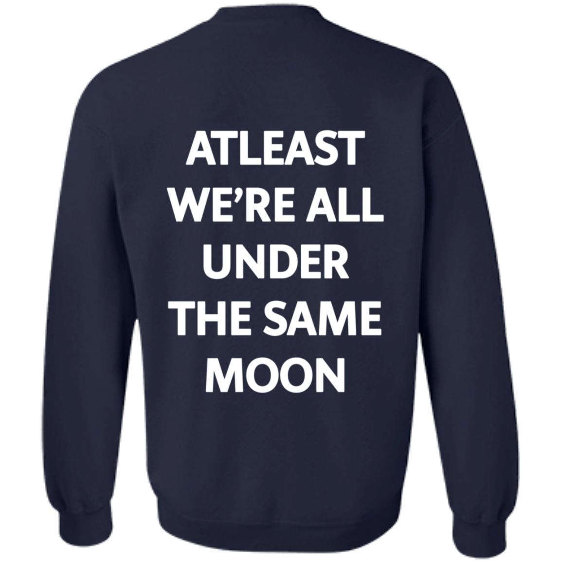 Faded Moon Merch Under The Same Moon Hoodie Sweatshirt Faded Moon Merch Under The Same Moon Hoodie Sweatshirt