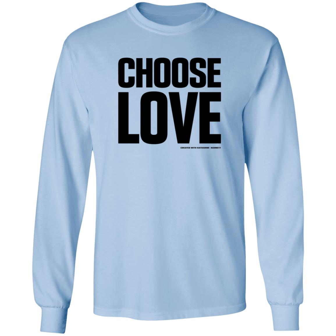 choose love jumper
