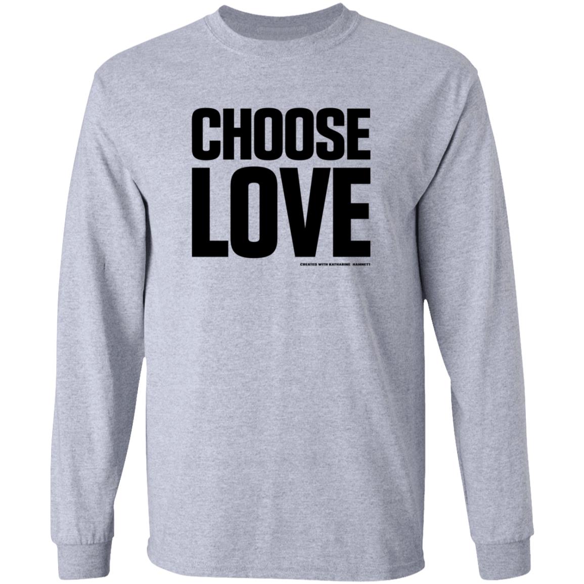 choose love jumper