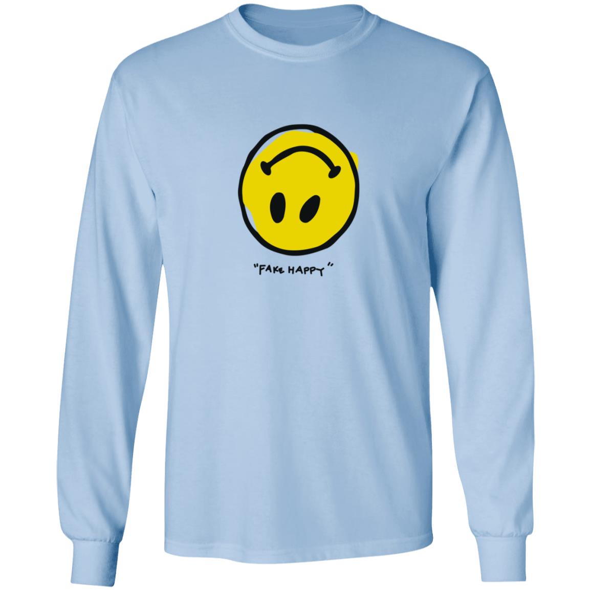 Paramore Merch Paramore Fake Happy Shirt Paramore Merch Paramore Fake Happy Shirt