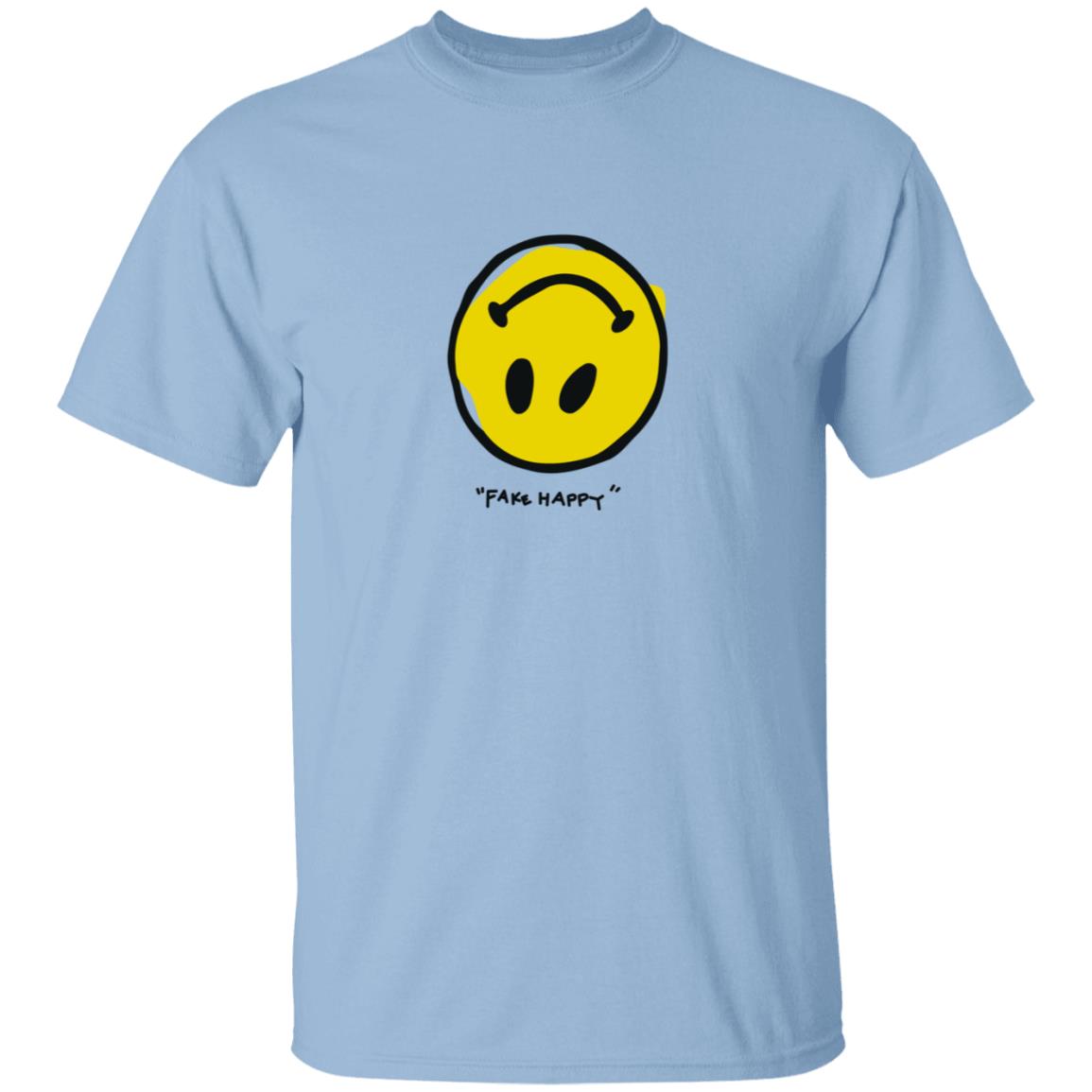 Paramore Merch Paramore Fake Happy Shirt Paramore Merch Paramore Fake Happy Shirt