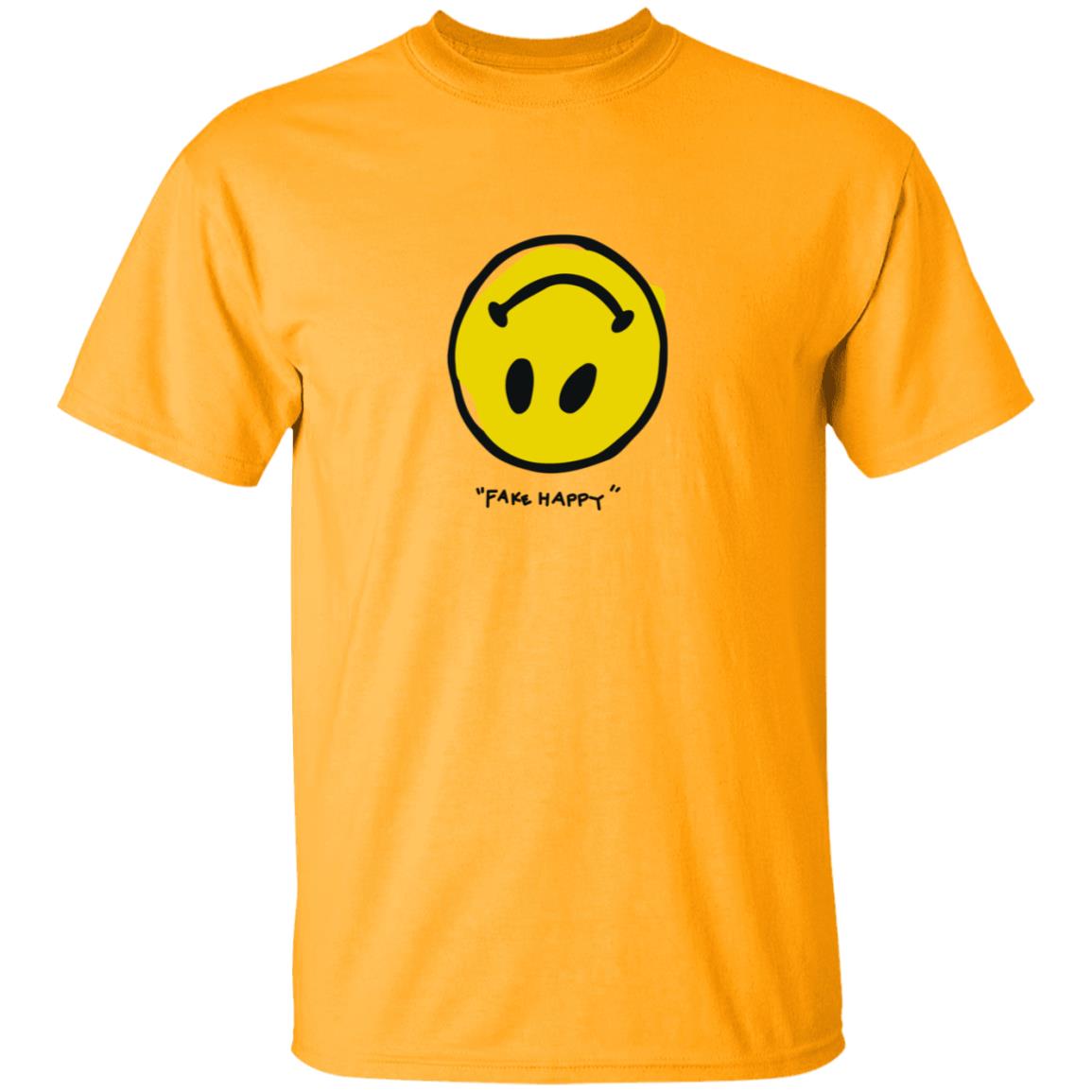 Paramore Merch Paramore Fake Happy Shirt Paramore Merch Paramore Fake Happy Shirt