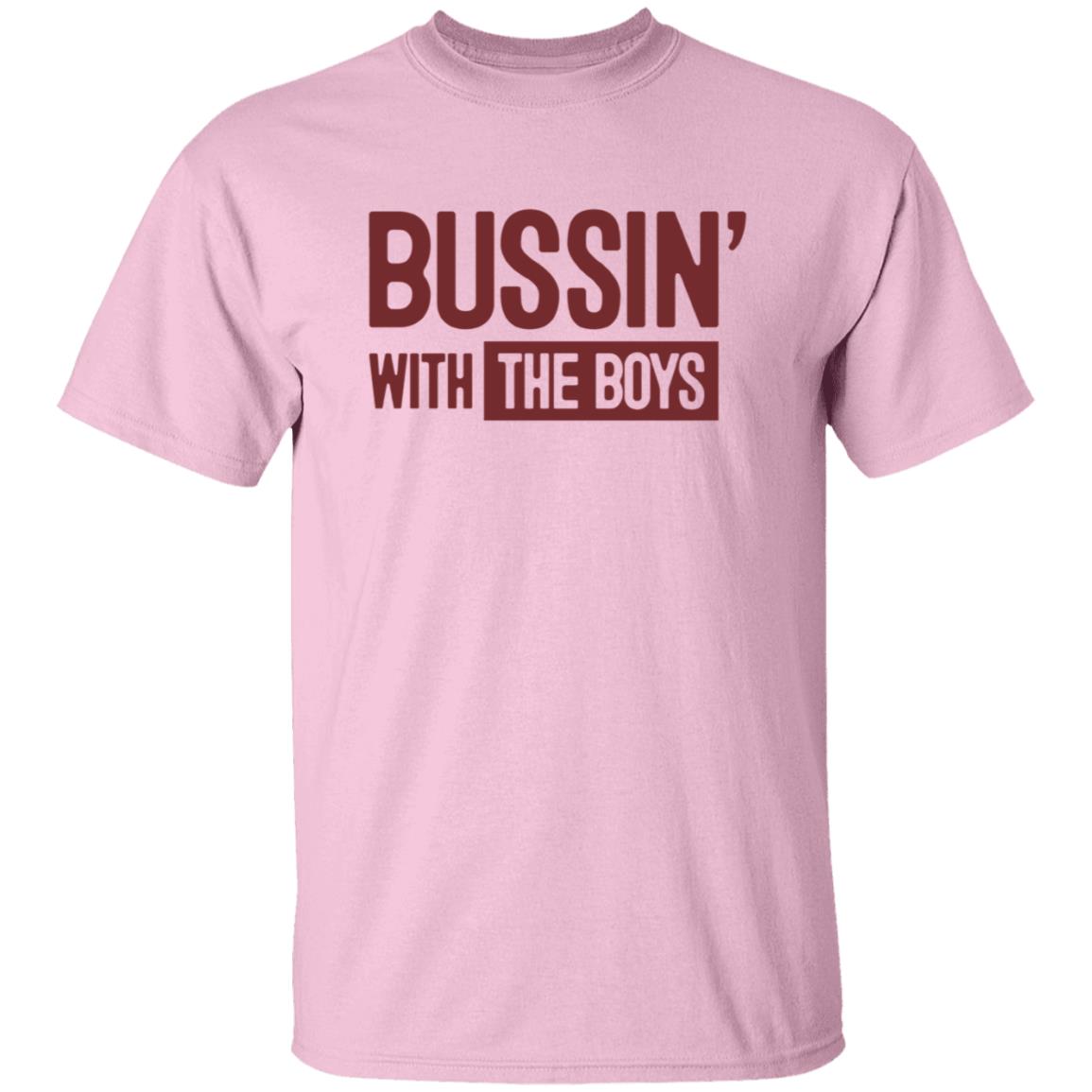 Bussin With The Boys Merch Shirt The Barstool Sports Store Tiotee