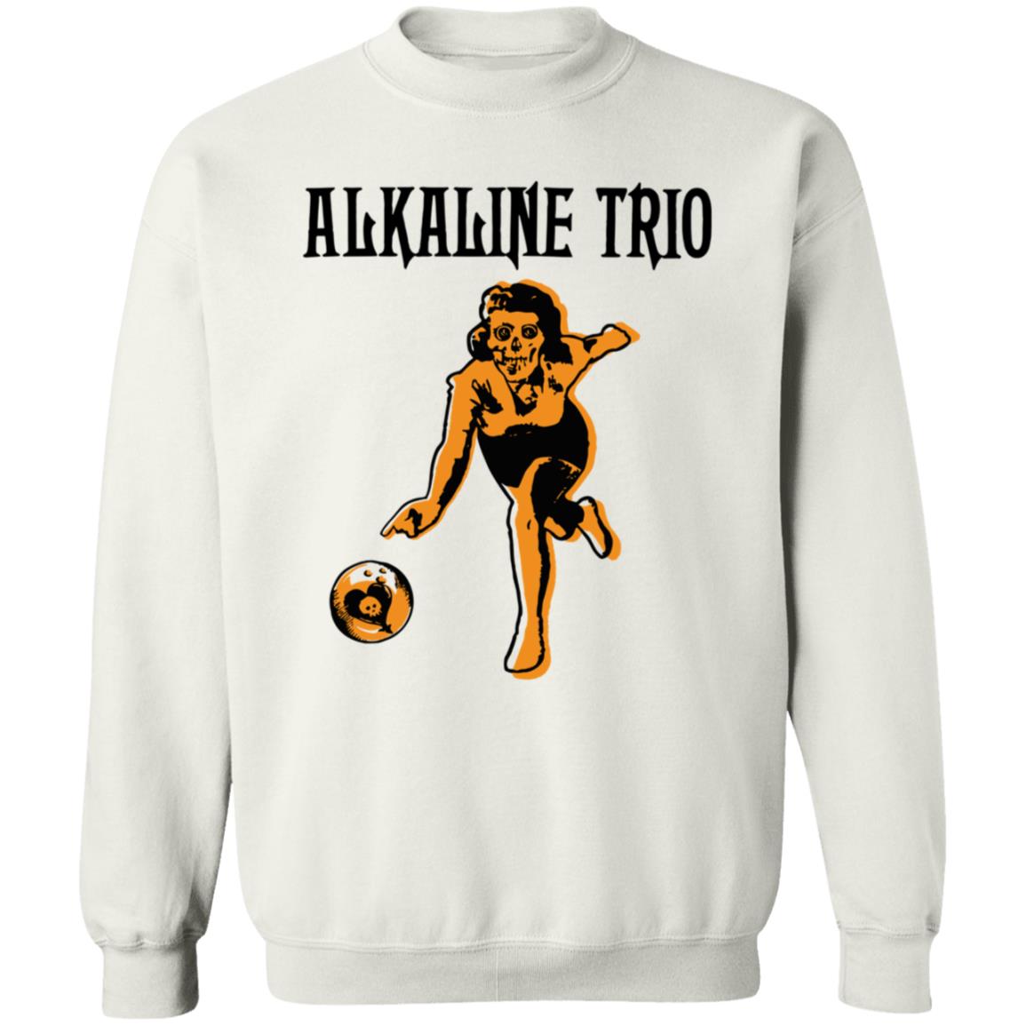 Alkaline Trio Merch Bowling Red Tee Shirt Alkaline Trio Merch Bowling Red Tee Shirt