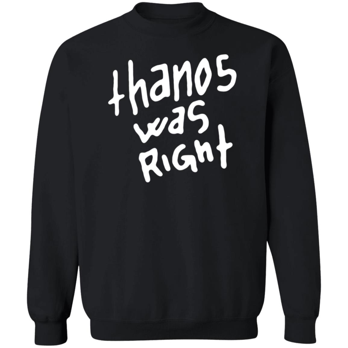 Epic Hero Shop Thanos Was Right Shirt Epic Hero Shop Thanos Was Right Shirt