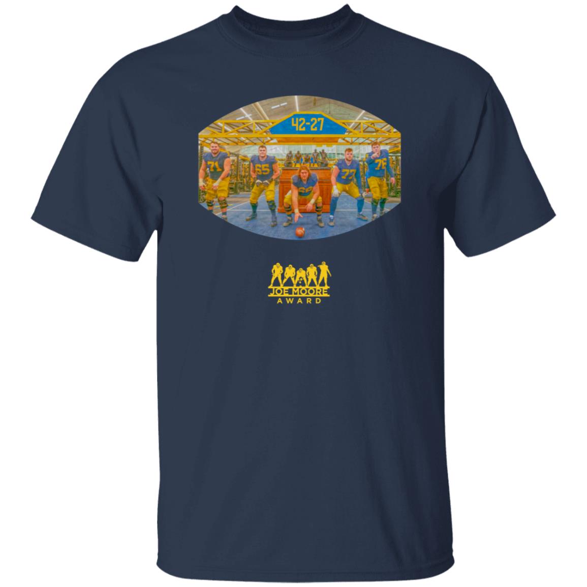 2021 Joe Moore Award Winner Tee Shirt Michigan Football Limited Edition 2021 Joe Moore Award Winner Tee Shirt Michigan Football Limited Edition