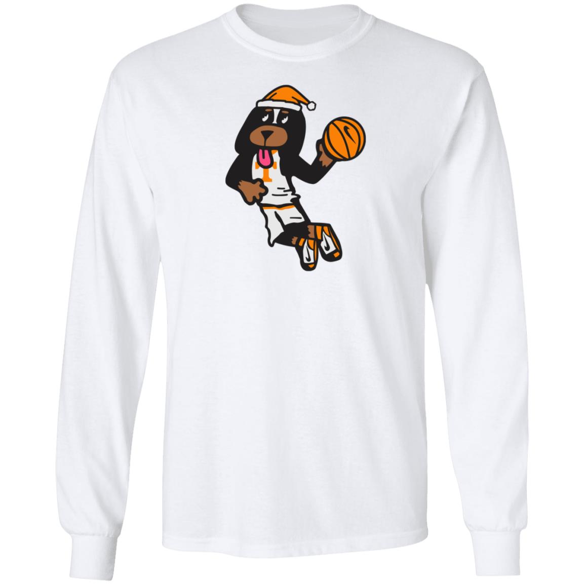 Tennessee Basketball Allvols Santa Smokey Package Shirt Tennessee Basketball Allvols Santa Smokey Package Shirt