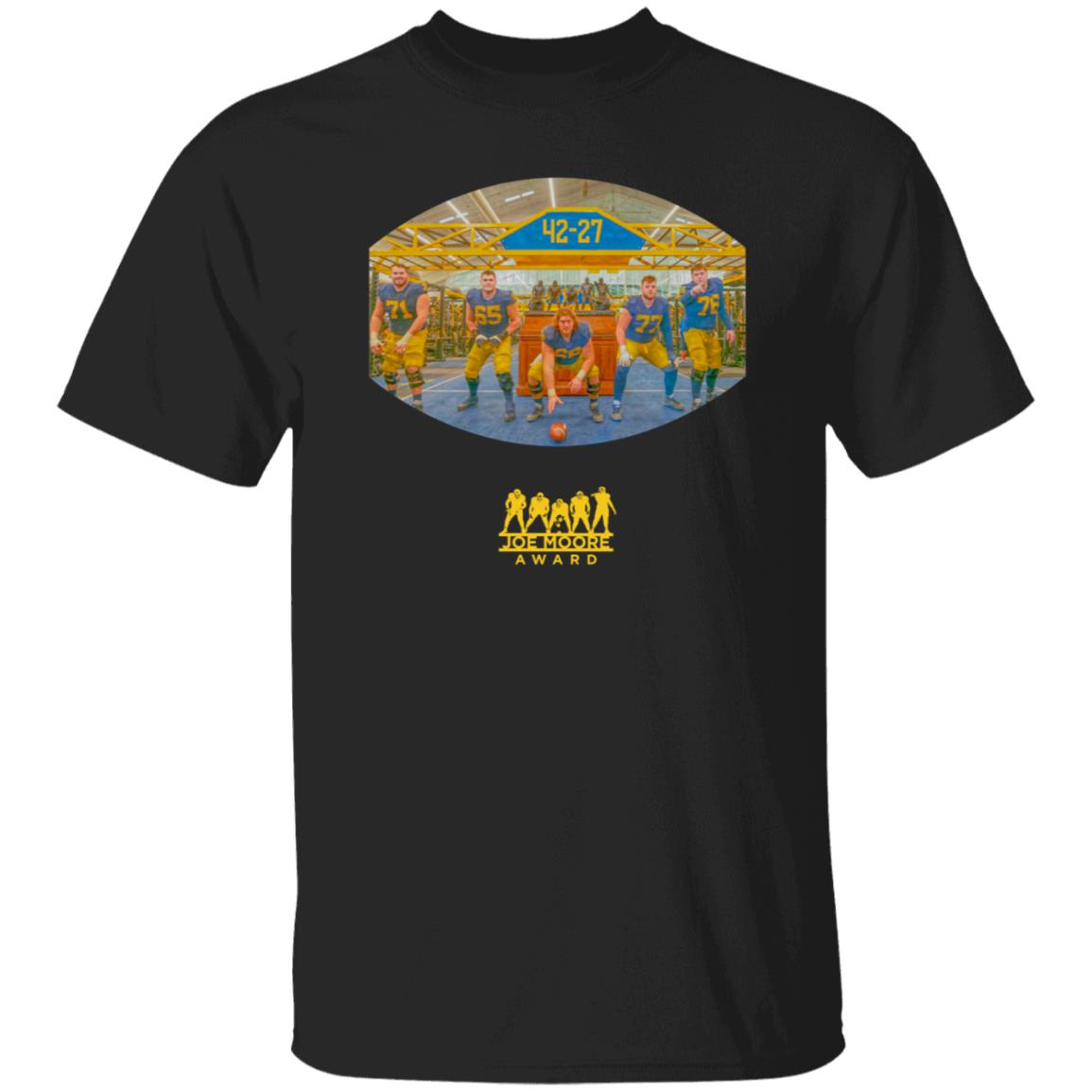 2021 Joe Moore Award Winner Tee Shirt Michigan Football Limited Edition 2021 Joe Moore Award Winner Tee Shirt Michigan Football Limited Edition