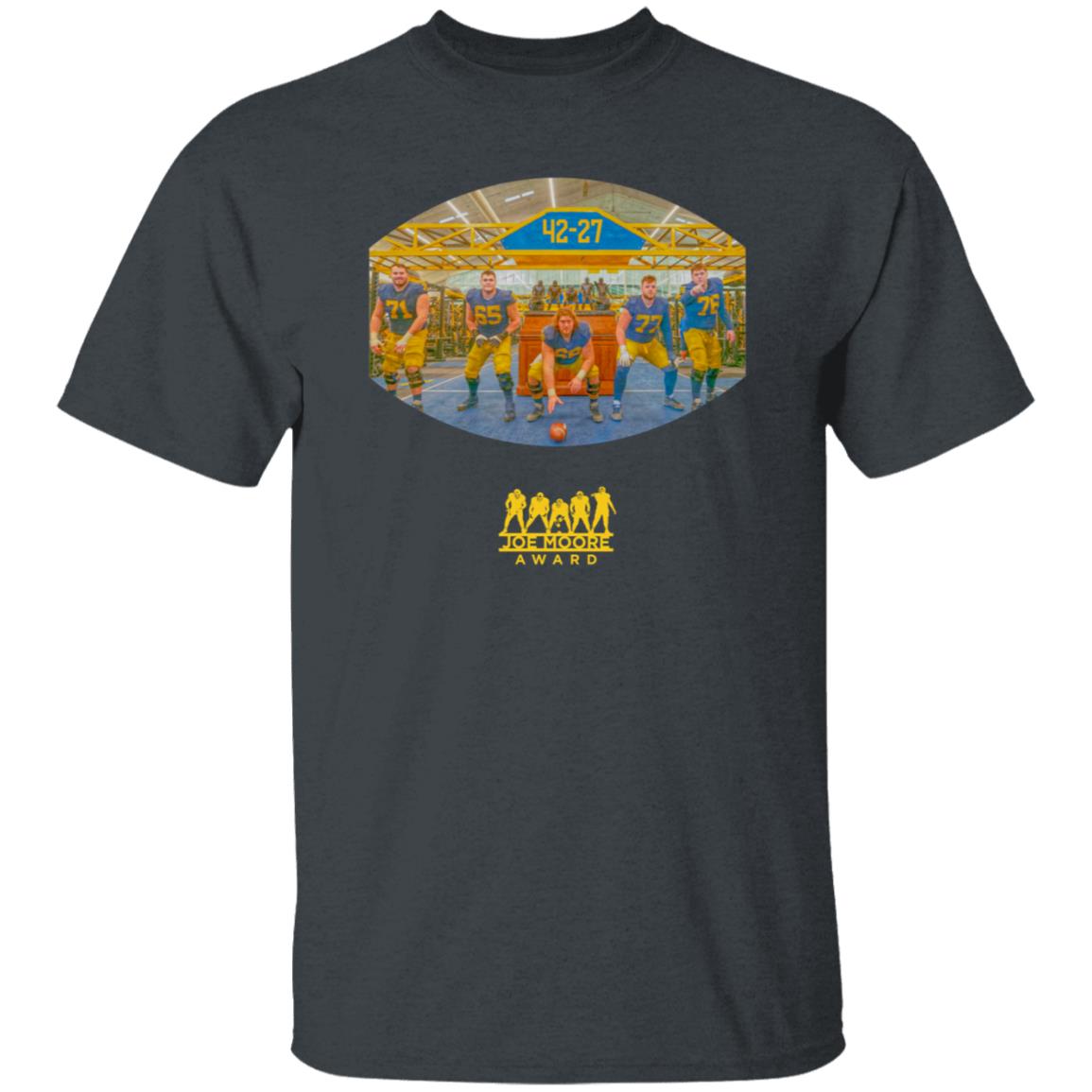 2021 Joe Moore Award Winner Tee Shirt Michigan Football Limited Edition 2021 Joe Moore Award Winner Tee Shirt Michigan Football Limited Edition