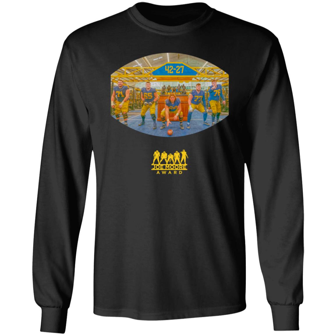 2021 Joe Moore Award Winner Tee Shirt Michigan Football Limited Edition 2021 Joe Moore Award Winner Tee Shirt Michigan Football Limited Edition