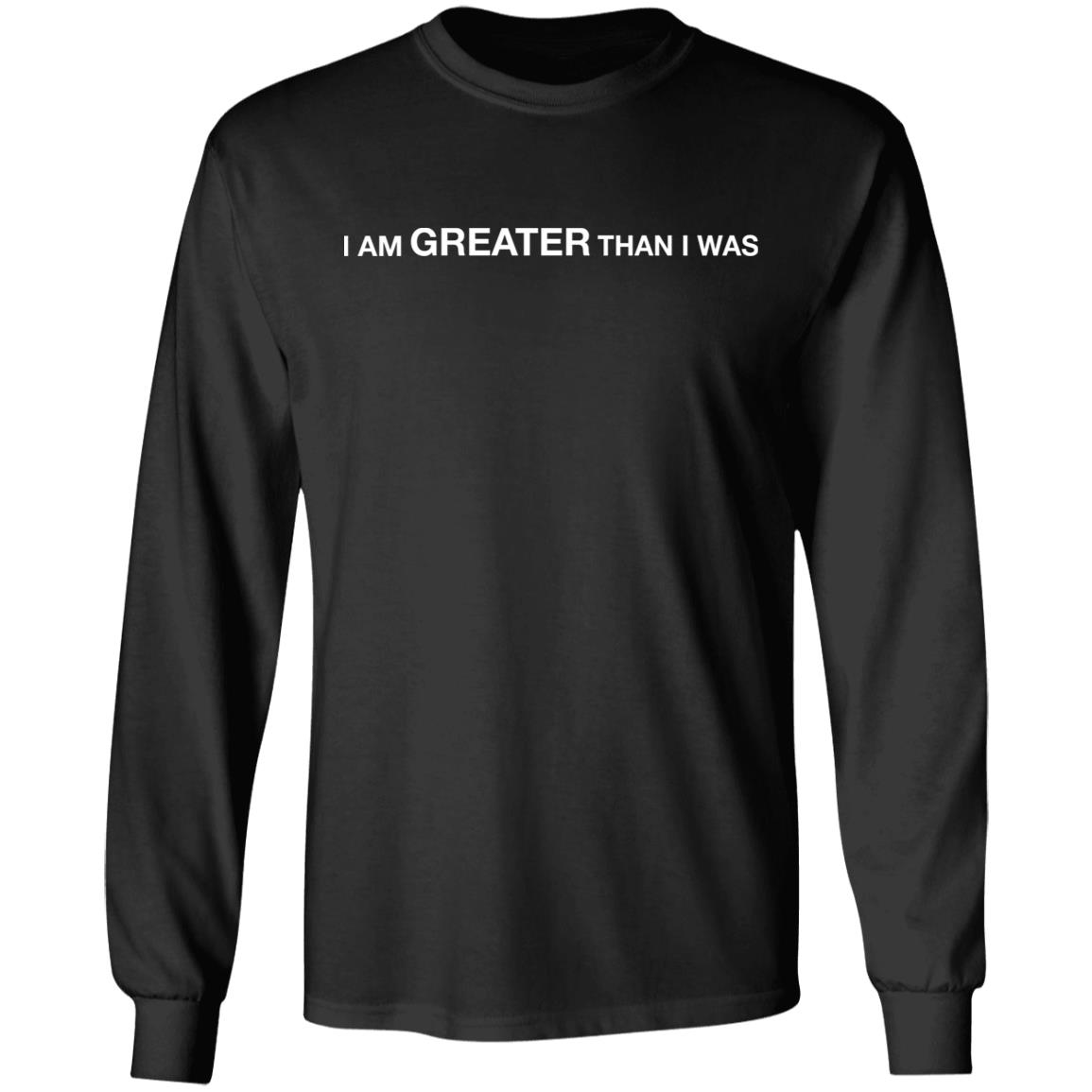 21 Savage Merch I Am Greater Than I Was Long Sleeve Tee