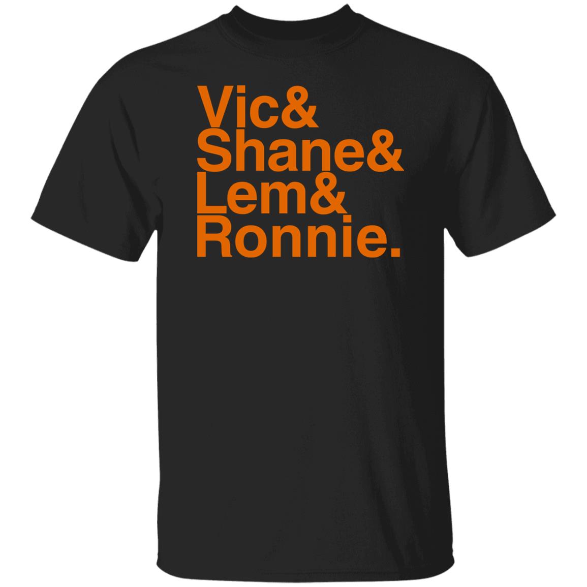The Shield  Strike Team T Shirt Vic Shane Lem Ronnie