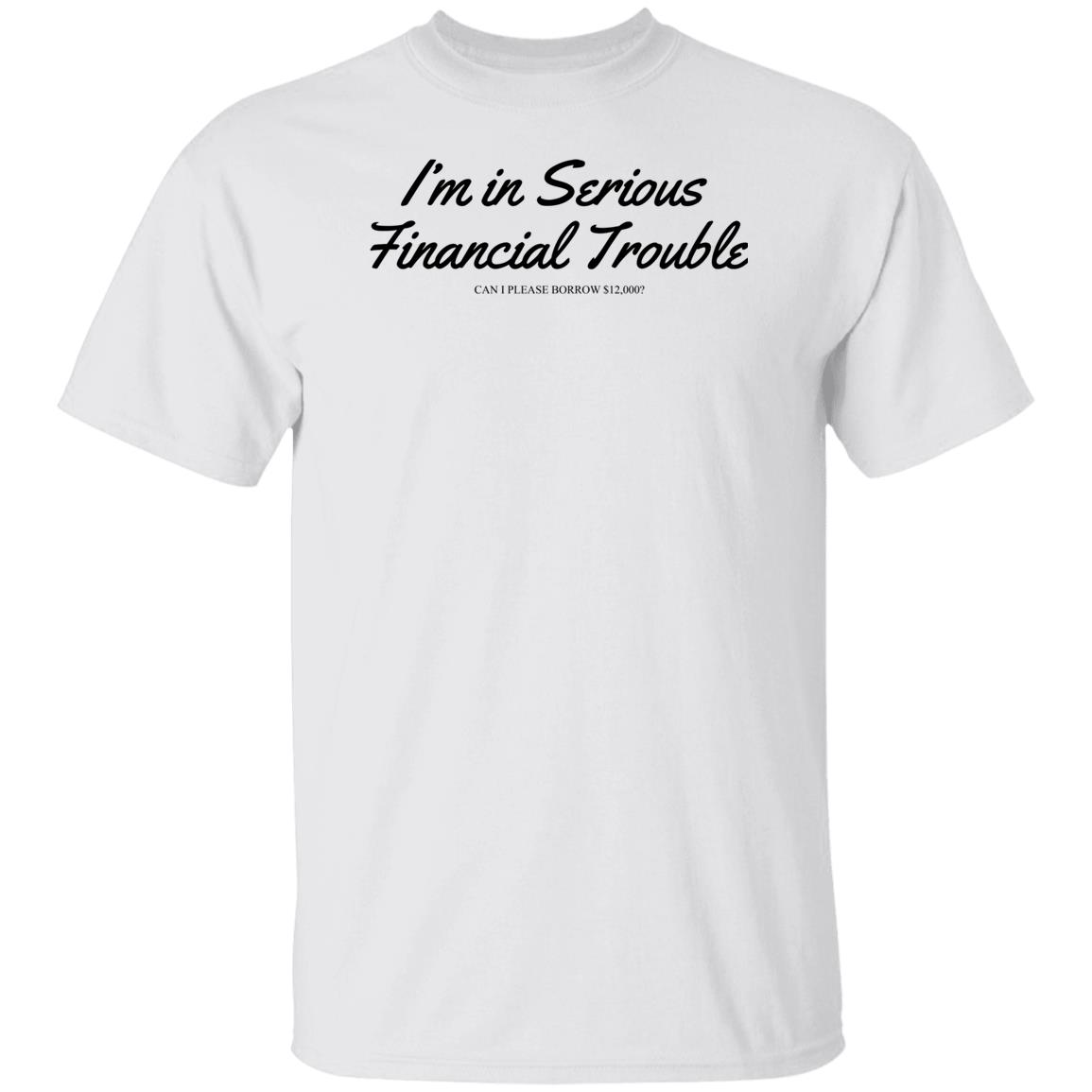 I'm In Serious Financial Trouble Can I Please Borrow $12,000 T Shirt Shitheadsteve Merch I'm In Serious Financial Trouble Can I Please Borrow $12,000 T Shirt Shitheadsteve Merch