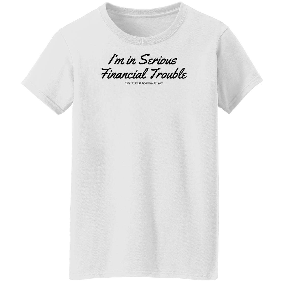 I'm In Serious Financial Trouble Can I Please Borrow $12,000 T Shirt Shitheadsteve Merch I'm In Serious Financial Trouble Can I Please Borrow $12,000 T Shirt Shitheadsteve Merch