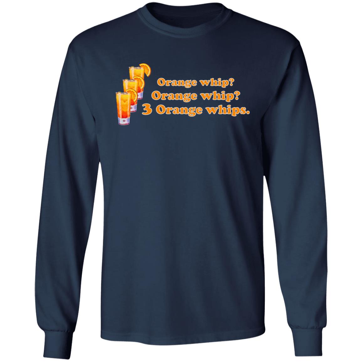 Orange Whips Tee Shirt Super 70S Sports 