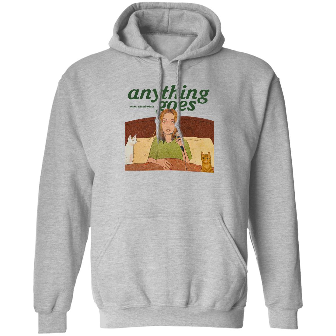 Emma Chamberlain Merch Anything Goes Tee Shirt Tiotee