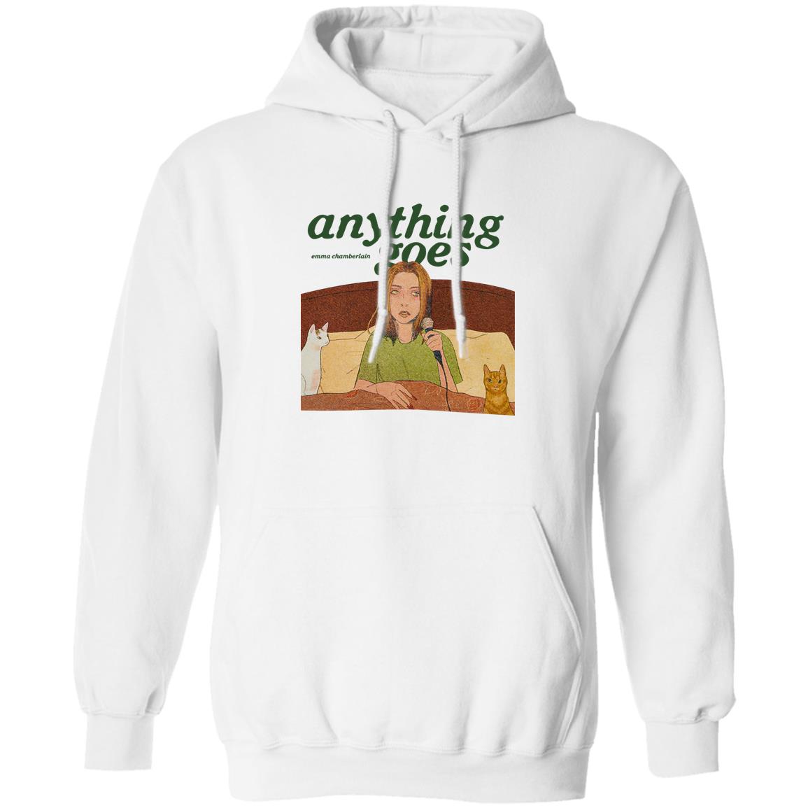 Emma Chamberlain Merch Anything Goes Tee Shirt Tiotee