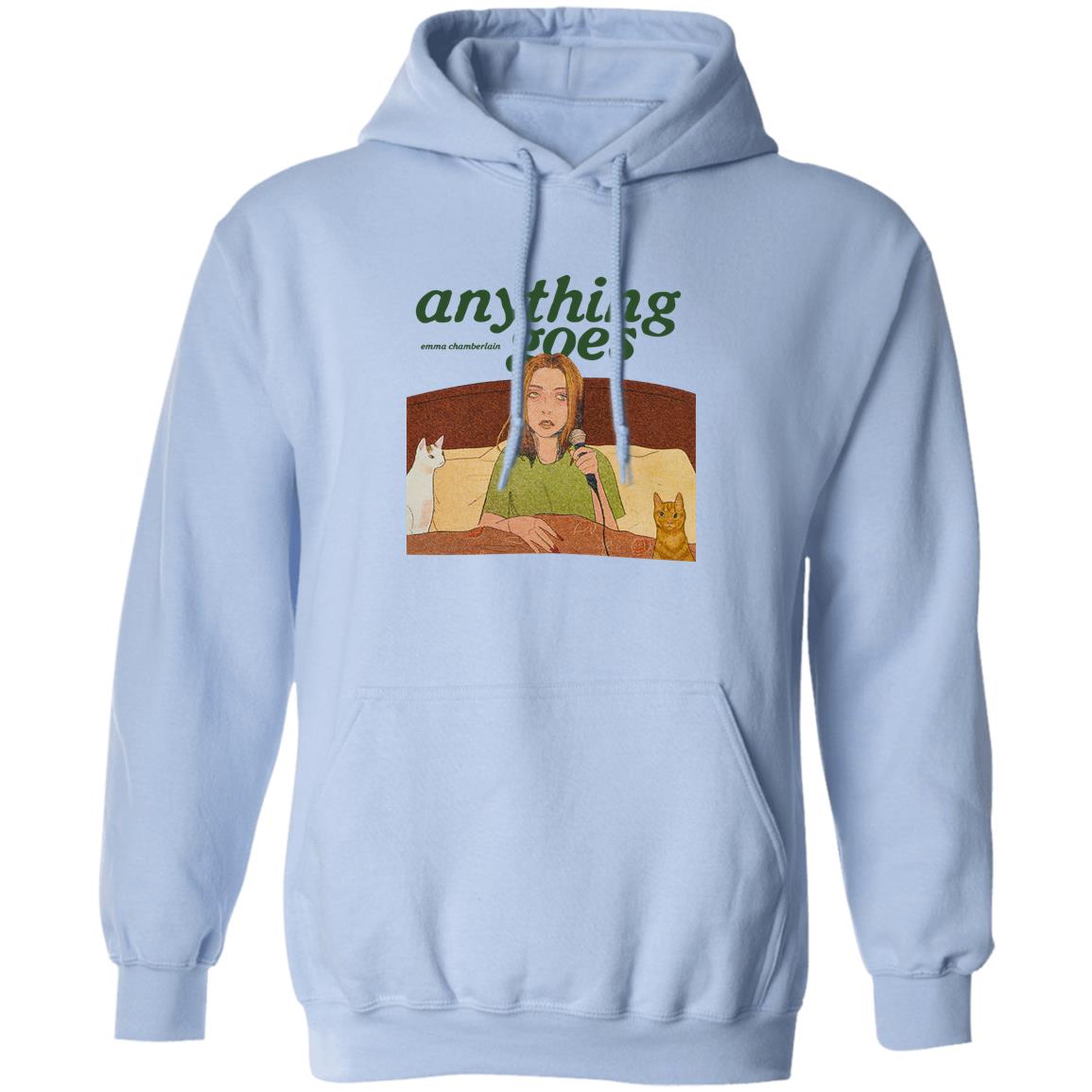 Emma Chamberlain Merch Anything Goes Tee Shirt Tiotee