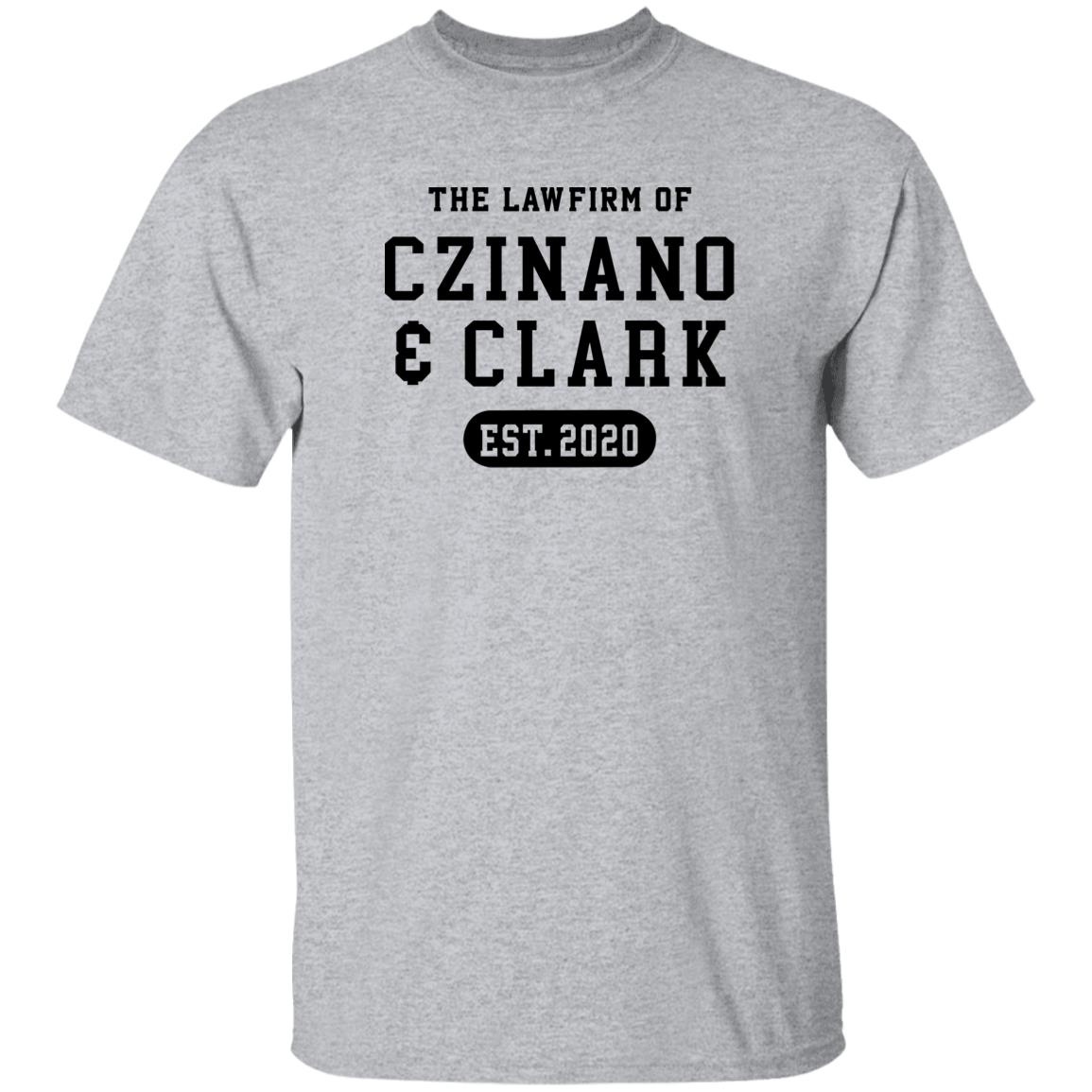The Lawfirm Of Czinano And Clark Shirt The Vinyl Studio Merch The Lawfirm Of Czinano And Clark Shirt The Vinyl Studio Merch
