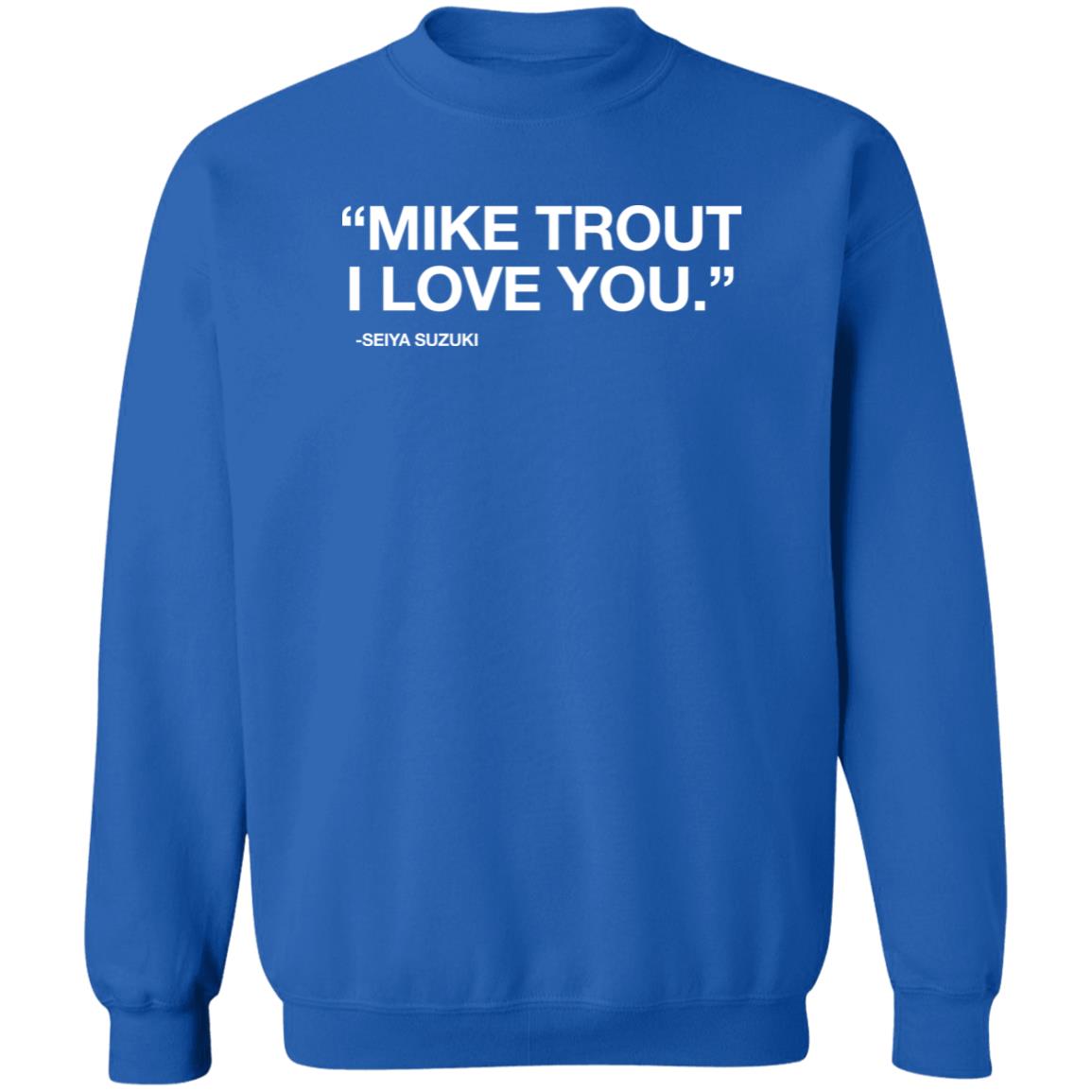 Obvious Shirts "Mike Trout I Love You." Seiya Suzuki Shirt Obvious Shirts "Mike Trout I Love You." Seiya Suzuki Shirt