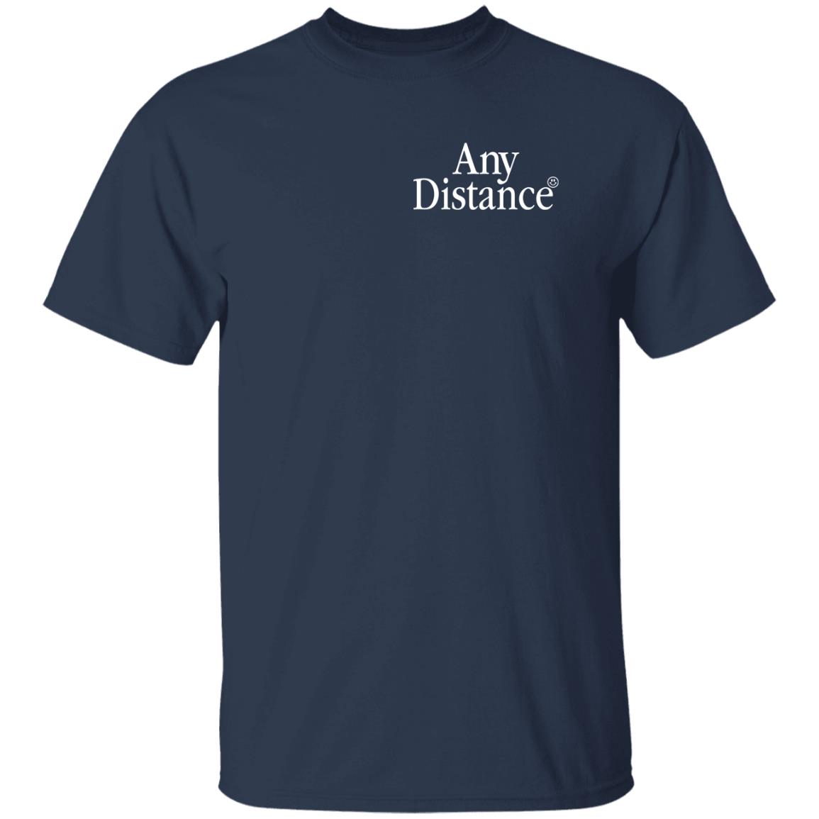 Any Distance Club Merch Any Distance Shirt Luke Beard Any Distance Club Merch Any Distance Shirt Luke Beard