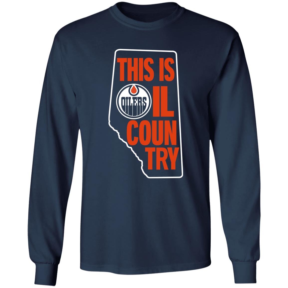 Edmonton Oilers This Is Oil Country Shirt ICE District Authentics Merch Edmonton Oilers This Is Oil Country Shirt ICE District Authentics Merch