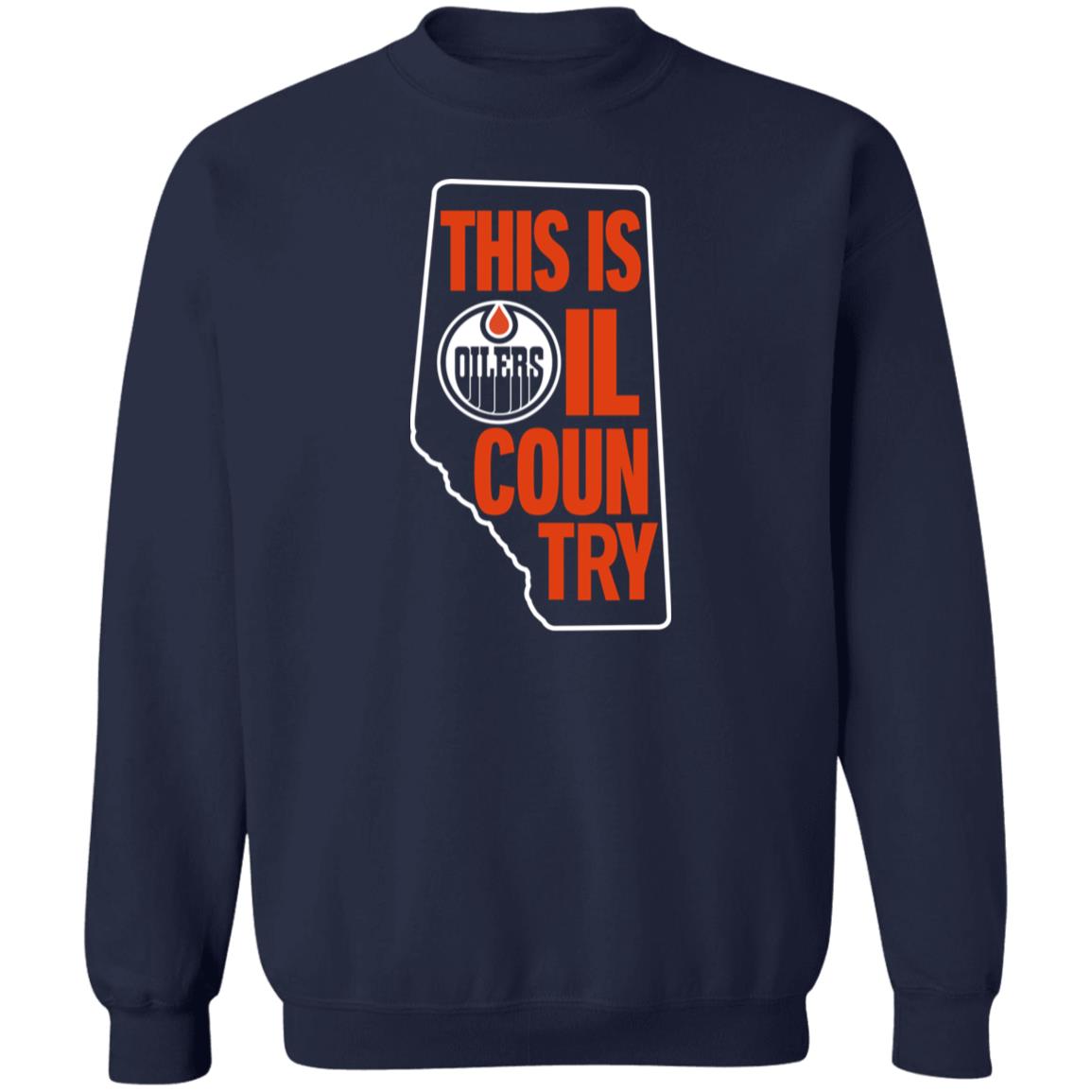 Edmonton Oilers This Is Oil Country Shirt ICE District Authentics Merch Edmonton Oilers This Is Oil Country Shirt ICE District Authentics Merch