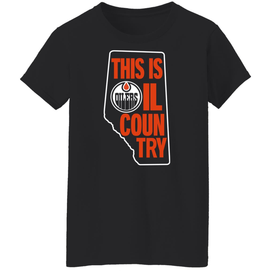 Edmonton Oilers This Is Oil Country Shirt ICE District Authentics Merch Edmonton Oilers This Is Oil Country Shirt ICE District Authentics Merch