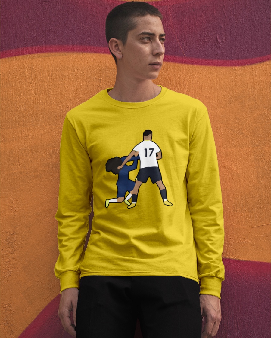 Digital Spurs Coys Cristian Romero Not Committing A Foul Tee Shirt Digital Spurs Coys Cristian Romero Not Committing A Foul Tee Shirt