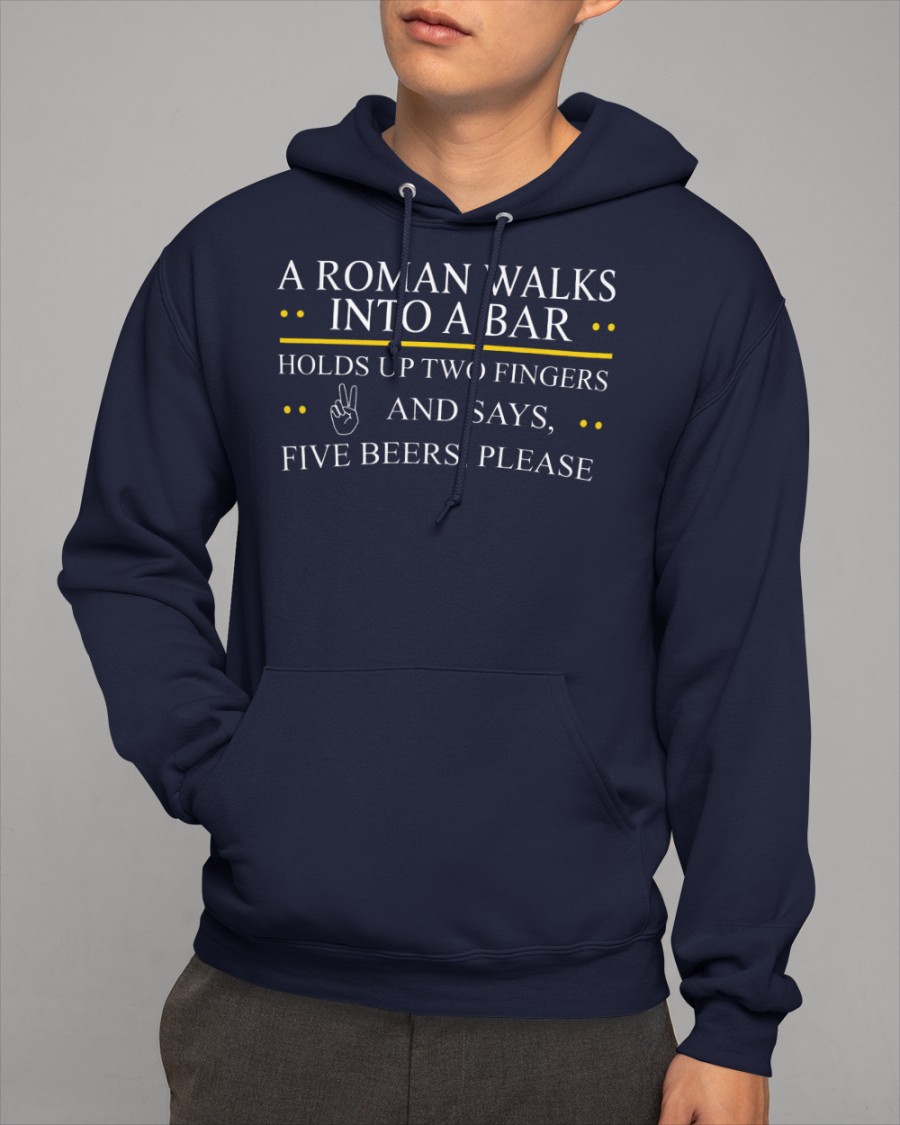A Roman Walks Into A Bar T Shirt A Roman Walks Into A Bar T Shirt